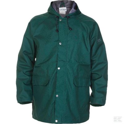 Raincoat, green, size L, UK 40