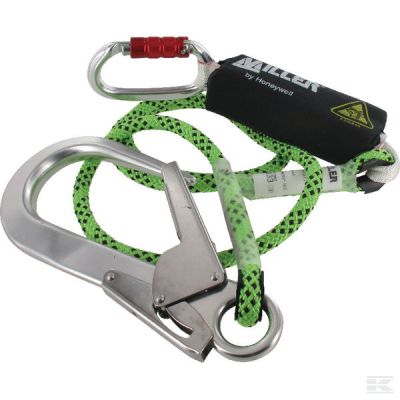 Lanyard with shock absorbing s