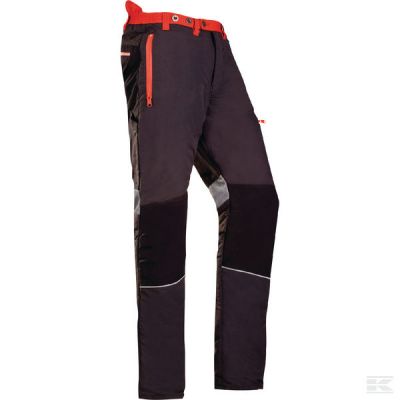 Chainsaw trousers, M, grey/red