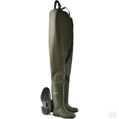 Chestwader Dunlop PVC green 10