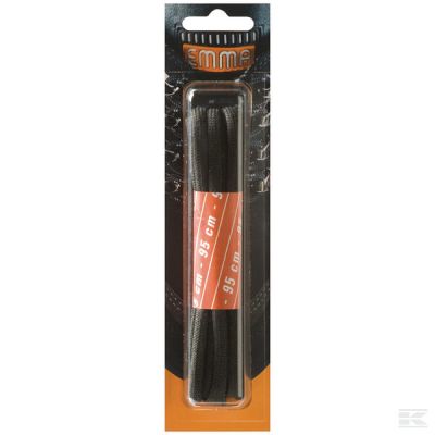 Black shoe laces, 120 cm