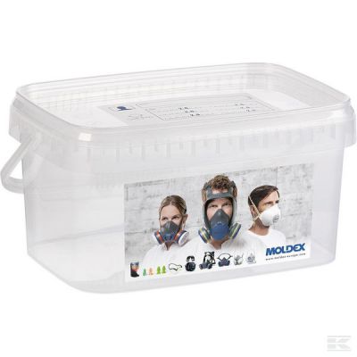 Half mask storage box