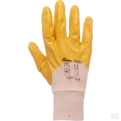 Work gloves yellow cotton size