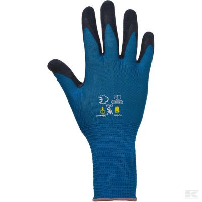Gloves blue Fabric Size 8-11 y