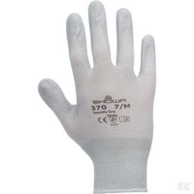 Work gloves white Nylon 23cm l