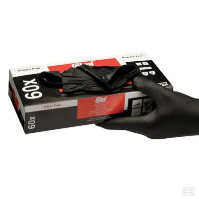 Work gloves black disposable s