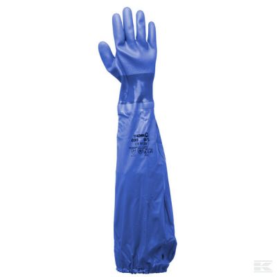 Work gloves blue cotton 65cm l