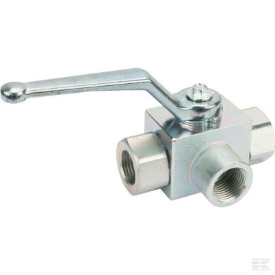 Ball valve 3-way 1/2 T-bore