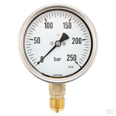 Pressure gauge Ř100 0-250bar 1
