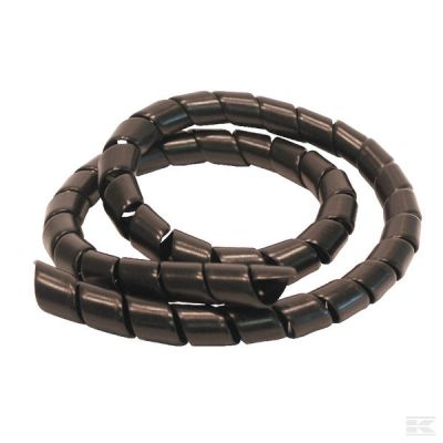 Spiral plastic black 20-25 25m