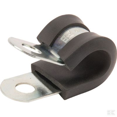 Pipe clamp 10mm, metal with ru