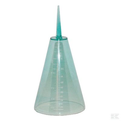 Rain gauge with spike