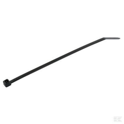 Cable tie 3.6x200mm, black, Po