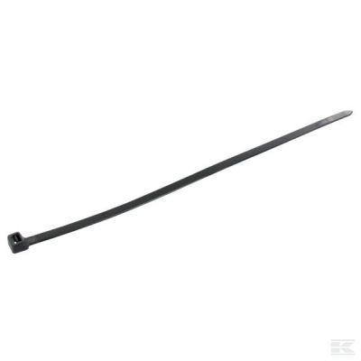 Cable tie 7.6x300mm, black, Ny