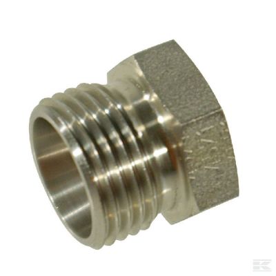 Plug 12L M18 stainless steel