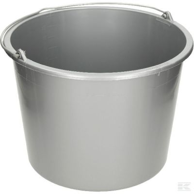 Gripline bucket 20 l, grey