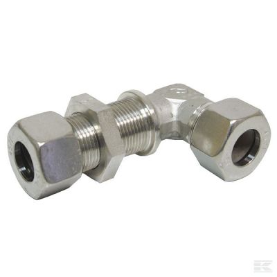 Bulkhead elbow 12L stainless s