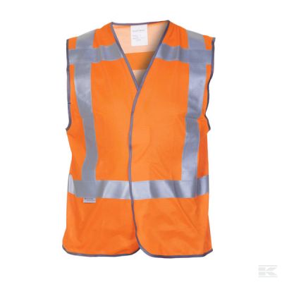 Hi-vis vest, 2XL, orange, Hydr