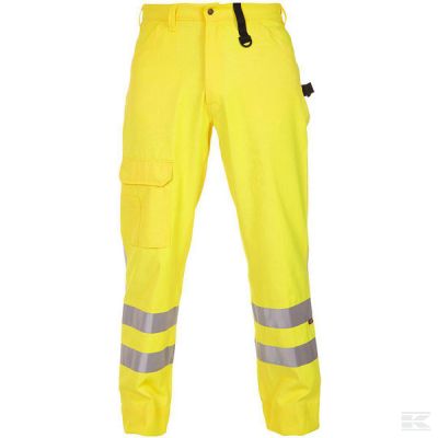Trousers, 4XL, Hi-Vis, yellow,