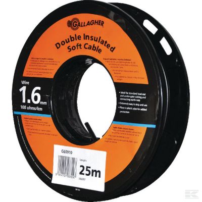Cable 1.6mm/25m earth/supply