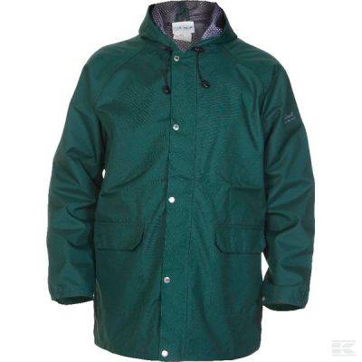 Raincoat, green, size L, UK 40
