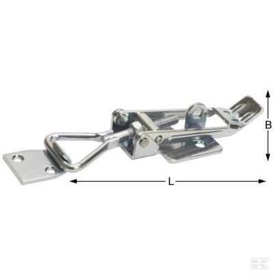 Toggle latch adjustable