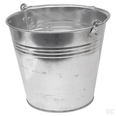 Galvanised bucket, 7 litre