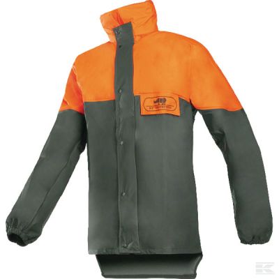 Waterproof jacket, green-orang