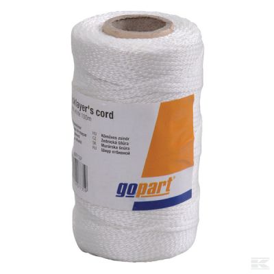 Brick cord 1.5mm white 50m