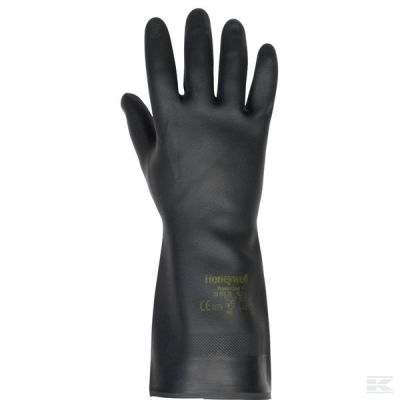 Work gloves black cotton 33cm