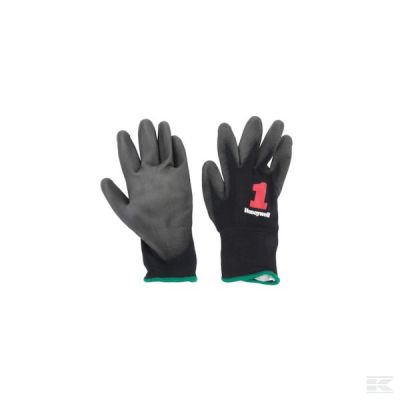 Work gloves black polyamide 25