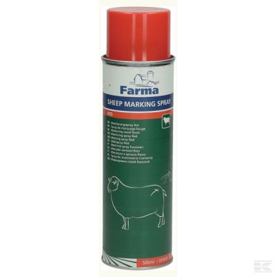 Sheep marking spray, red