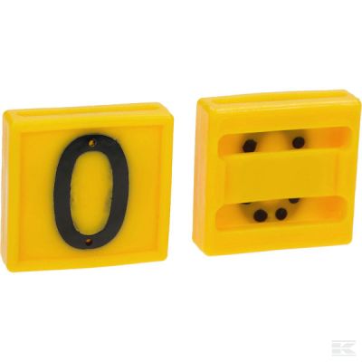 Marking Number, No. 0 yellow 4