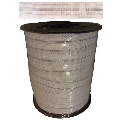 40mm Premium White Fence Tape 200m