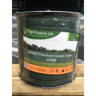 40mm Premium Green Electric Fence Tape