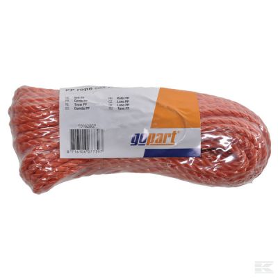 PP rope orange 4mm, 20m, gopar