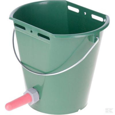 Calf feeding bucket, plastic