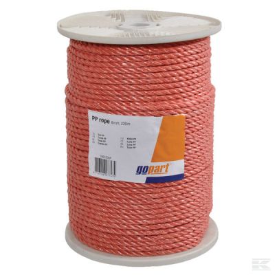 PP rope orange 8mm, 220m, gopa