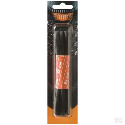Black shoe laces, 120 cm