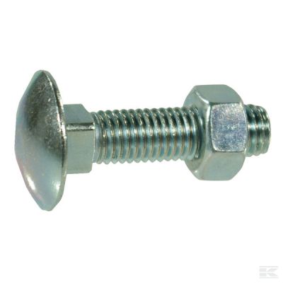 Coach bolt and nut DIN603 M12x