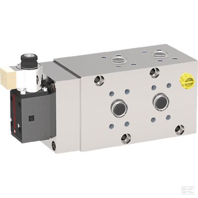 Shuttle valve 6/2-1-24 VDC