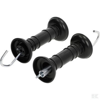 Black gate handle