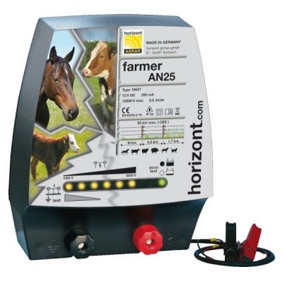 Horizont Farmer AN25 12v Battery Electric Fence Energiser