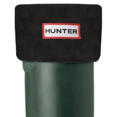 Hunter Fleece Welly Socks Black