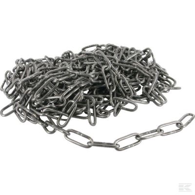 Chain Ř4mm x 32mm L 10m black