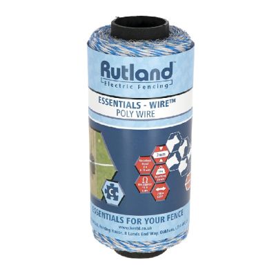 Essentials poly wire 2mm, white/blue 250m