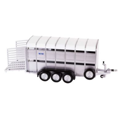 Britains Ifor Williams Livestock Trailer Silver 1:32 Model 4710