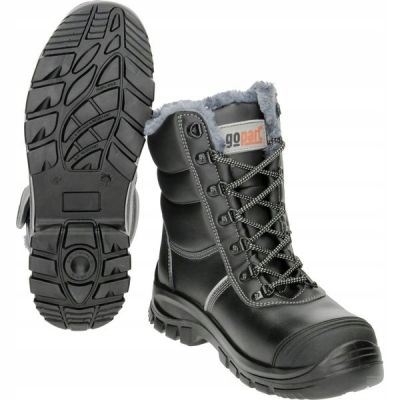 GO Part Safety Winter Shoe Basic High S3,SRC, Size UK 10.5 / EU 45.