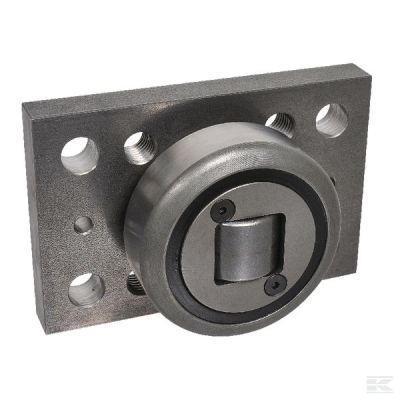 Combined bearing with flange