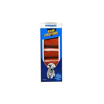 Donaghys Soft Ram Crayon - 5 Pack Red.